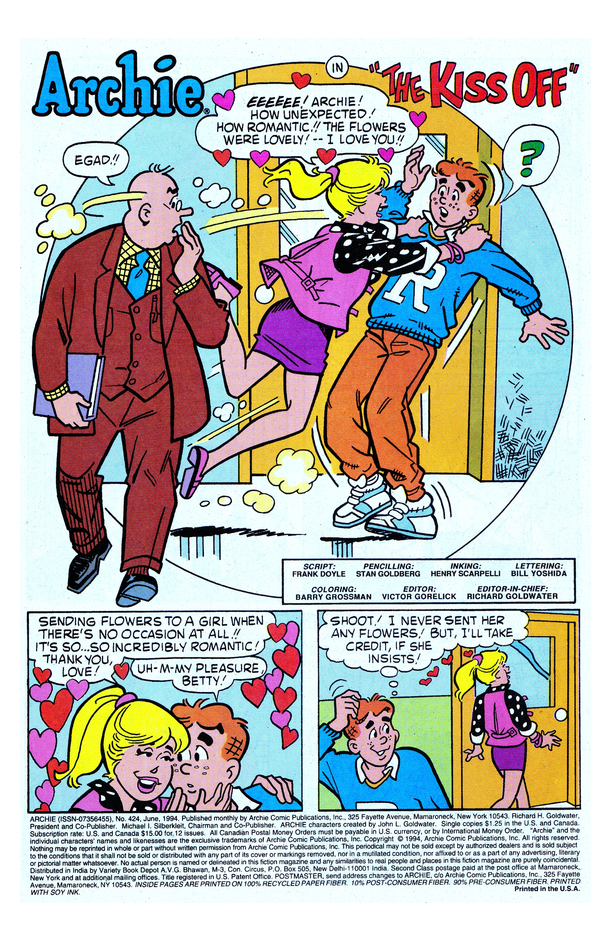 Read online Archie (1960) comic -  Issue #424 - 2