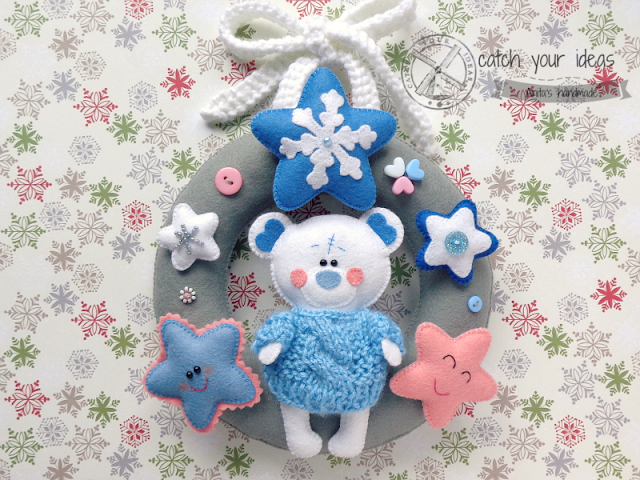 filc, felt, feltro, mis, misiek, misio, mis z filcu, misiek z filcu, filcowy mis, filcowy misiek, filcowy misio, bear, teddy bear, felt bear, felt teddy bear, winter felt, snow felt, frost felt, gwiazda z fikcu, gwiazdka z filcu, filcowa gwiazda, filcowa gwiazdka, gwiazdy z filcu, gwiazdki z filcu, filcowe gwiazdy, filcowe gwiazdki, handmade, hand made, rekodzielo, felt handmade, felt hand made, wianuszek, wianuszek z filcu, wianek z filcu, filcowy wianek, filcowy wianuszek, felt wreath, wreath, craft, felt craft