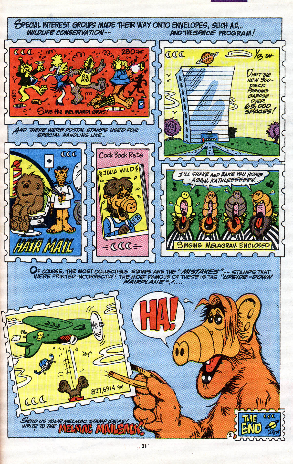 Read online ALF comic -  Issue #30 - 33