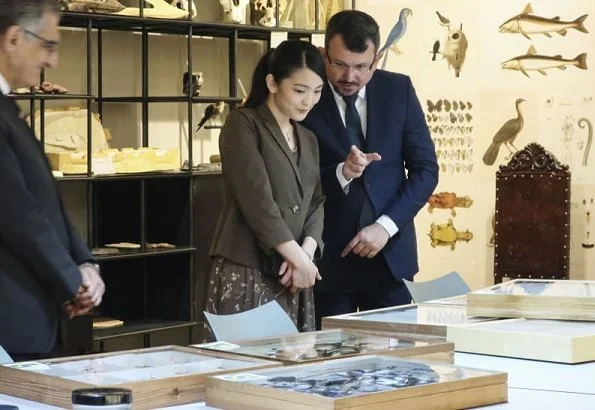 Japan's Princess Mako visited the Museum of Zoology of the University of Sao Paulo in Ipiranga. Princess Mako arrived in Brazil