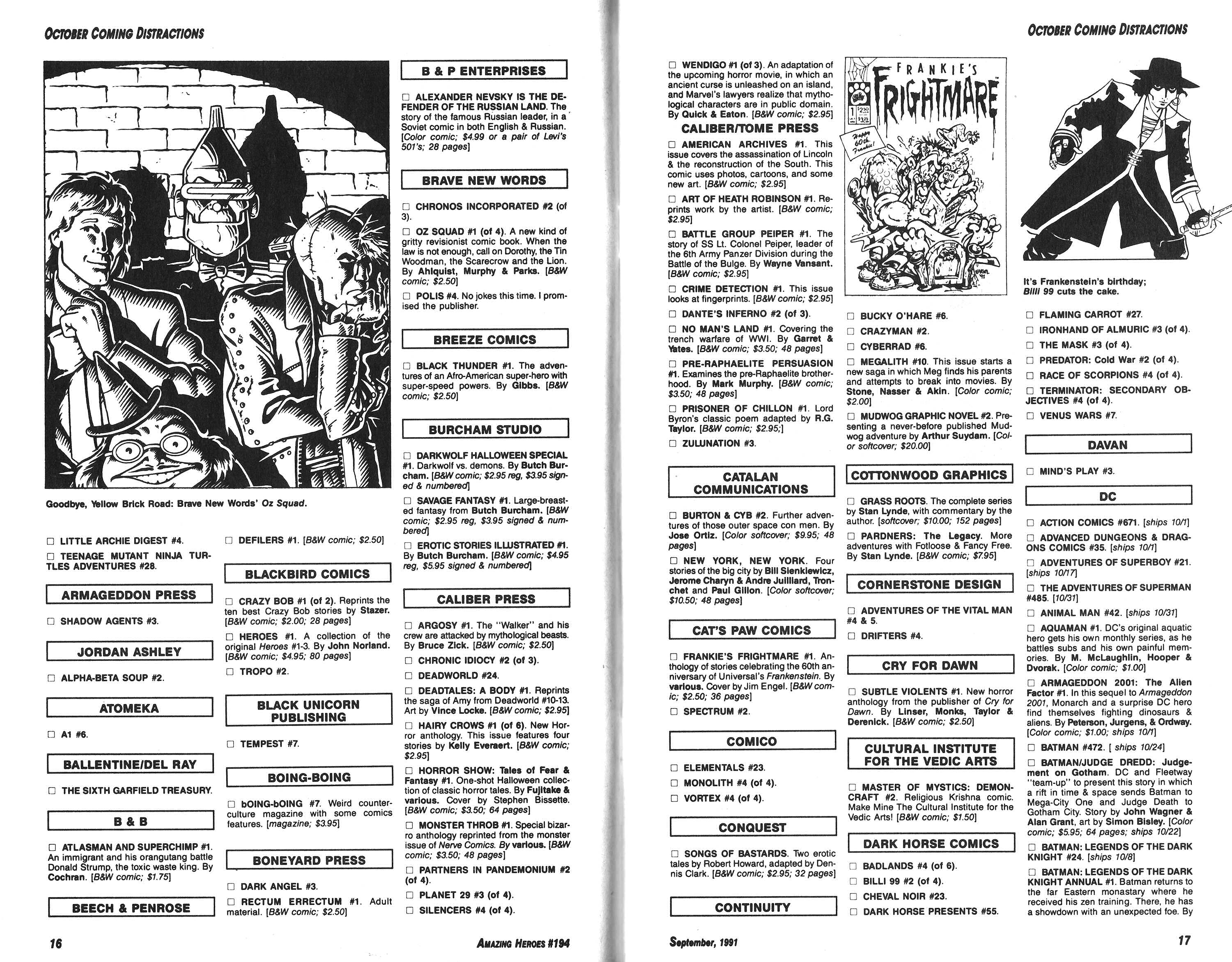 Read online Amazing Heroes comic -  Issue #194 - 9