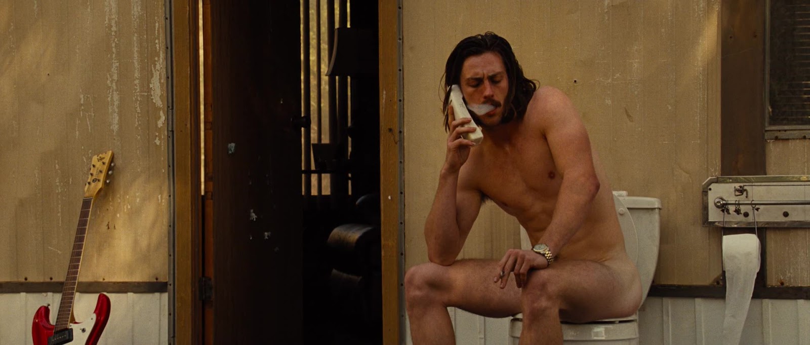 Aaron Taylor-Johnson nude in Nocturnal Animals.