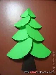membuat pohon dari kertas
