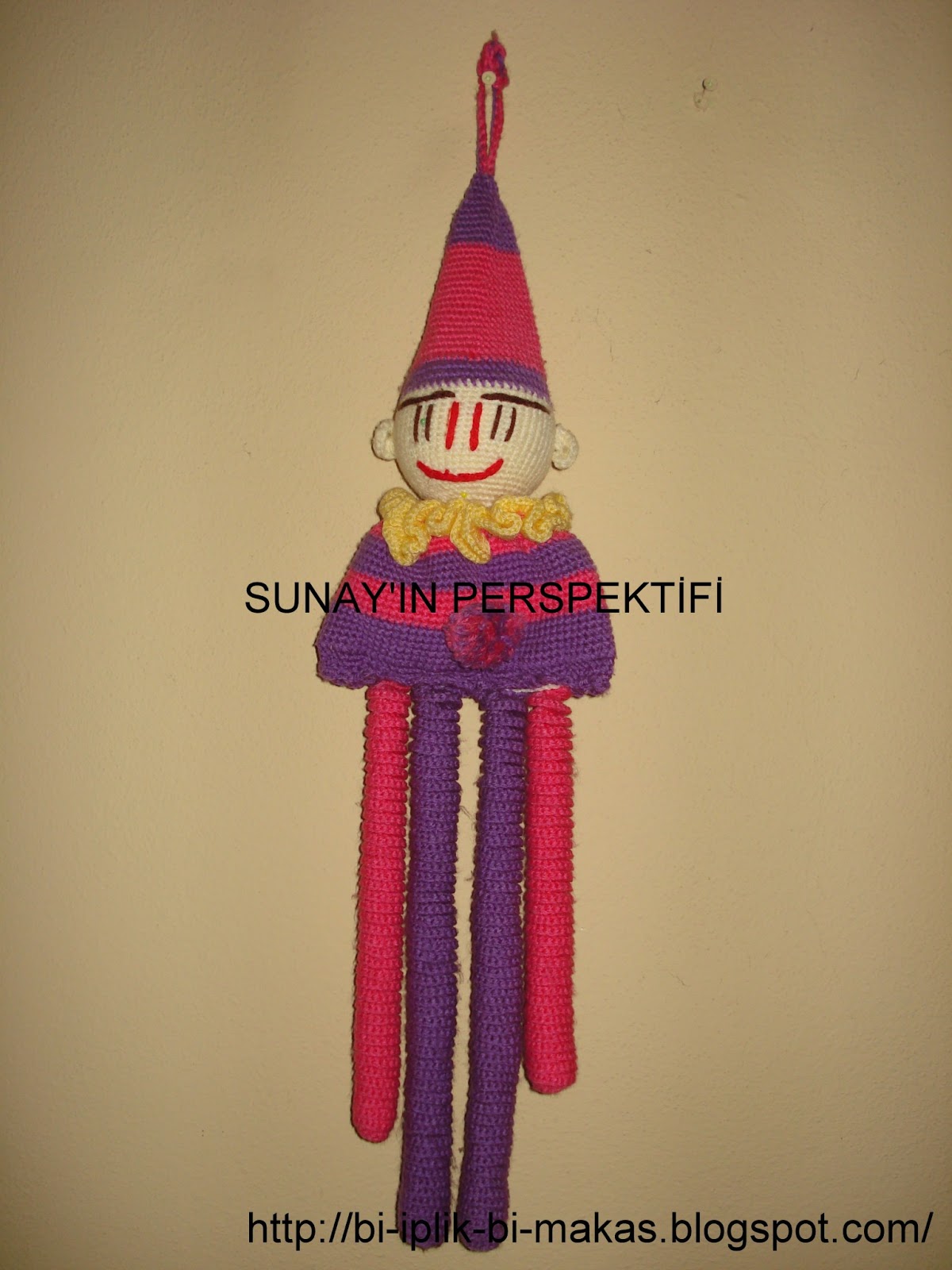 Sunay�ın Perspektifi TIĞ ÖRGÜ PALYAÇO BEBEK YAPIMI