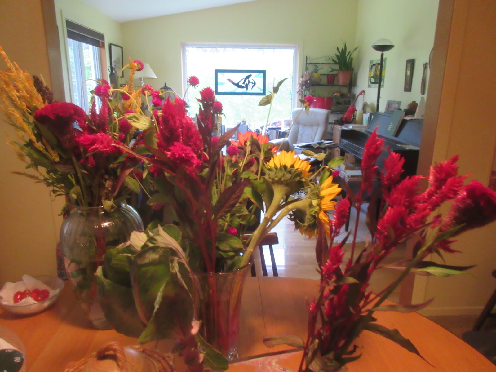Marlene's Space Flowers... All Around the House