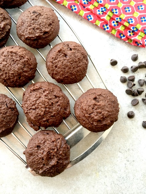 Whole Wheat Double Chocolate Cookies Three Ways. These deliciously soft cookies are good as is, and are extra delicious with candied ginger or orange zest added.