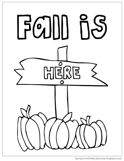 free fall coloring page