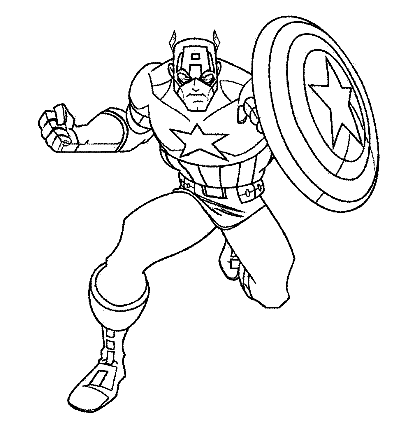 Kumpulan Gambar Captain America Untuk PAUD, TK dan SD/MI ...