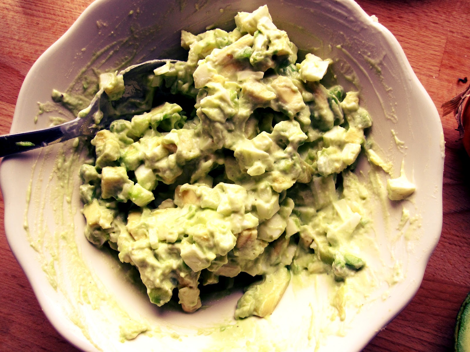 Tati Cupcake: Avocado-Ei-Salat.