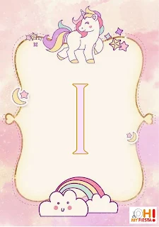 Alfabeto Unicornio My Little Pony