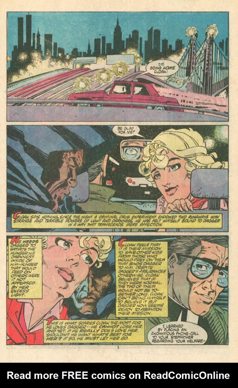 Read online Cloak and Dagger (1985) comic -  Issue #2 - 4