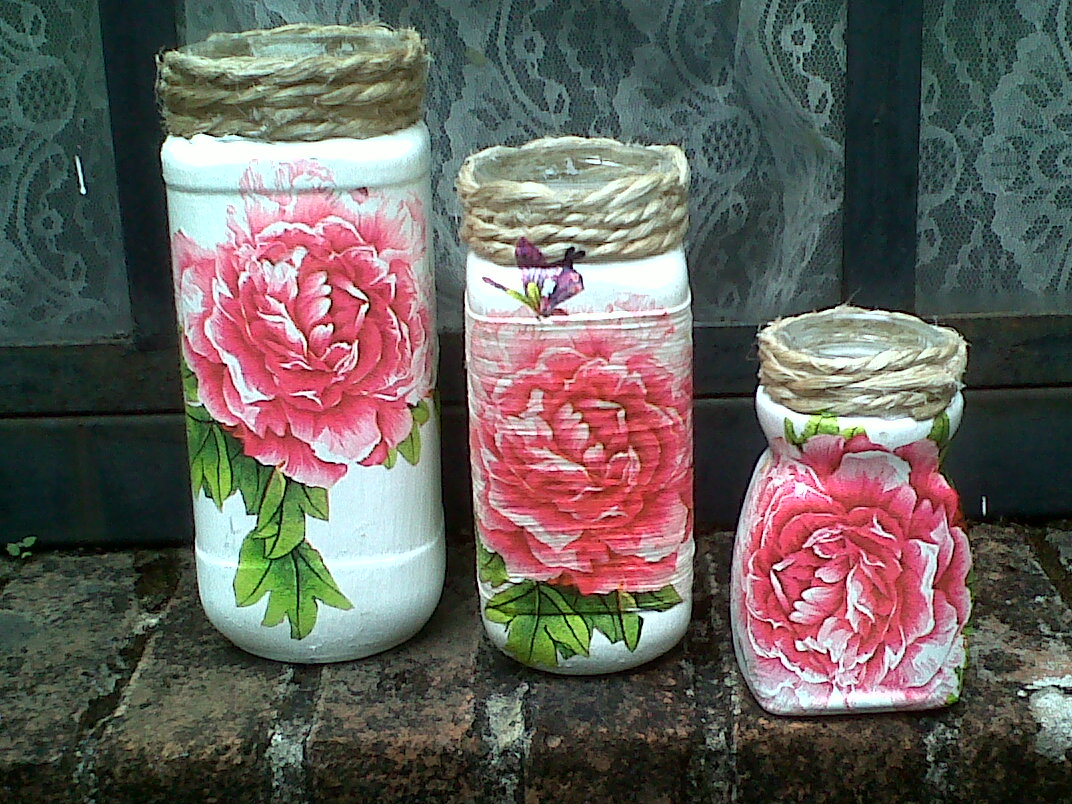 Smicasa Decoupage en Vidrio