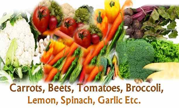 Vegetable food source of Vitamin P