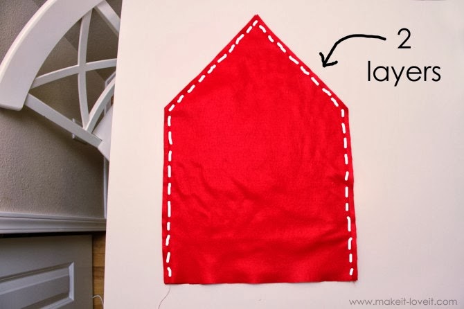 red santa hat chair covers