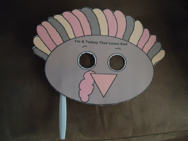 How To Make A Turkey Mask , Printable Thanksgiving Masks – AUIDFX