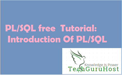 Basic or Introduction of plsql