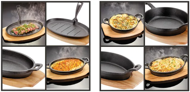 Sizzle and Serve Range of Cookware