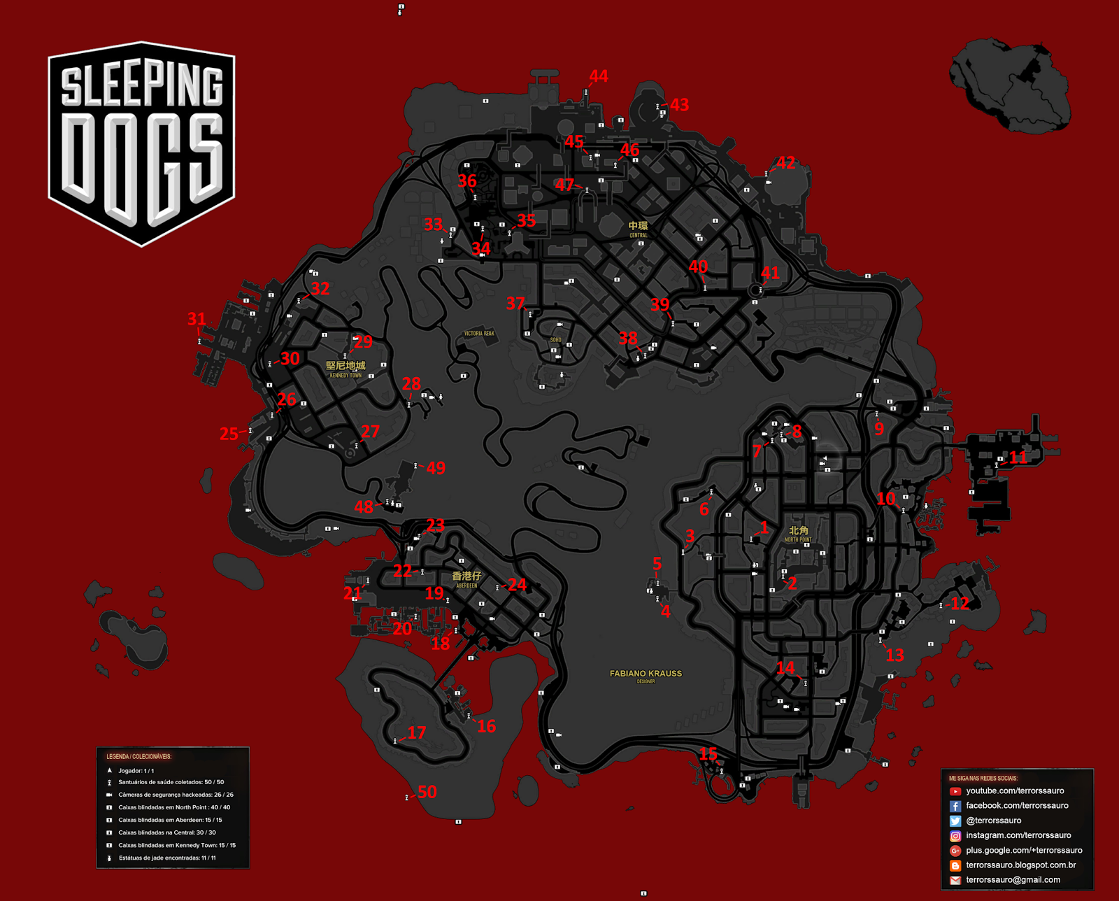 TERRORSSAURO Sleeping Dogs Santuários de Saúde