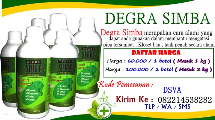 Cara Pemakaian Produk DEGRA SIMBA