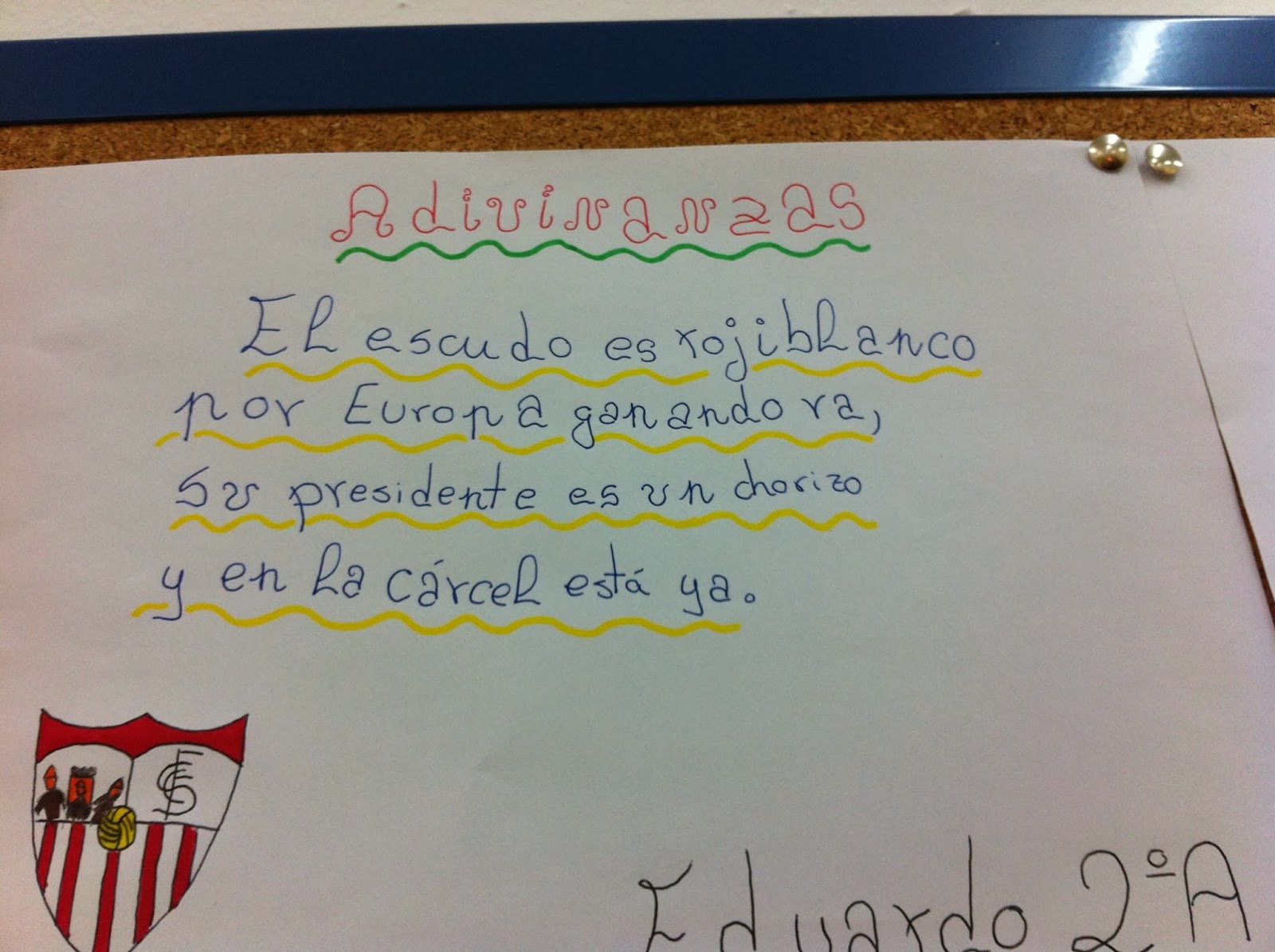 CREATIVIDAD LITERARIA: ADIVINA ADIVINANZA, Lengua Castellana 2ºA (Juana