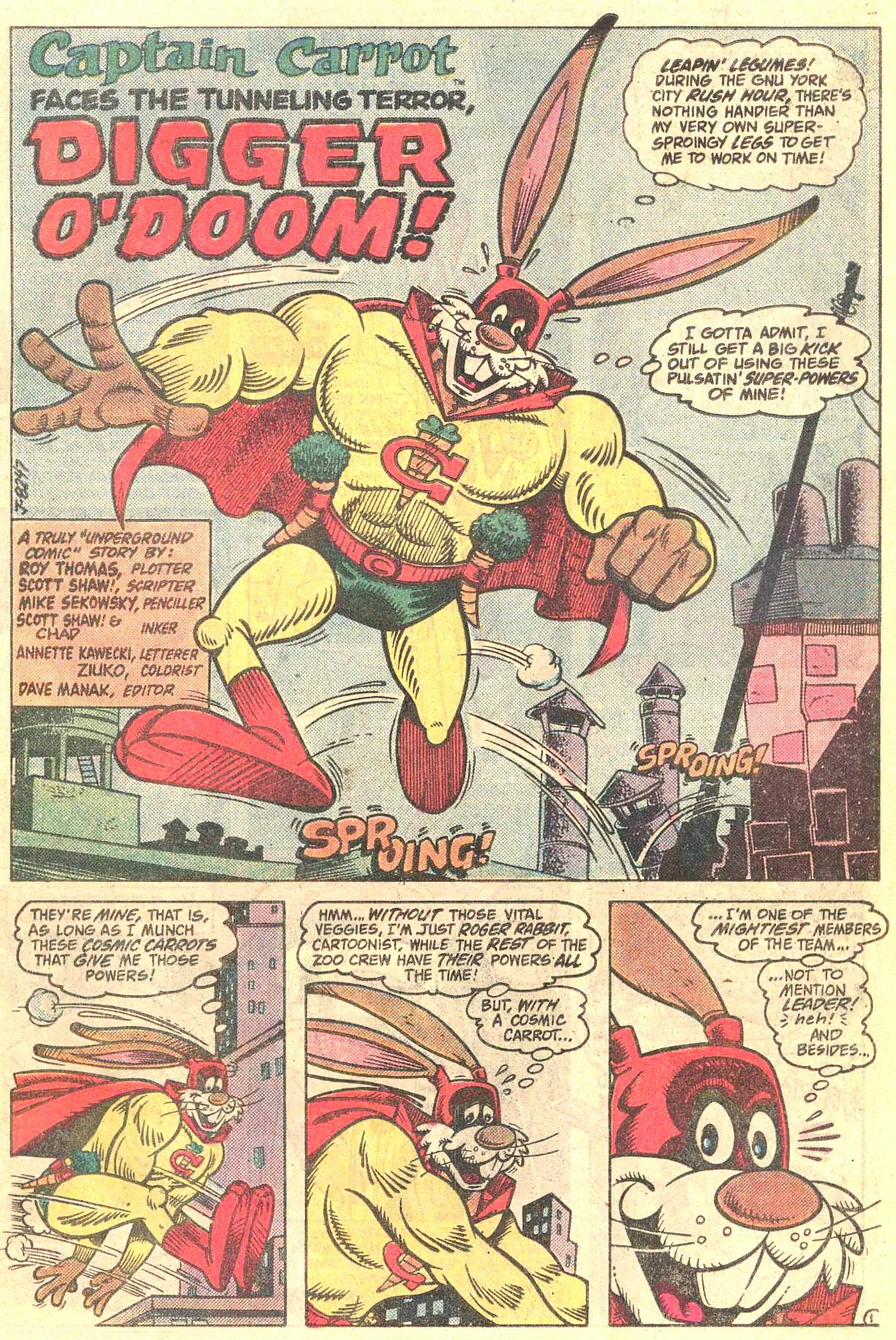 Read online Captain Carrot and His Amazing Zoo Crew! comic -  Issue #6 - 21