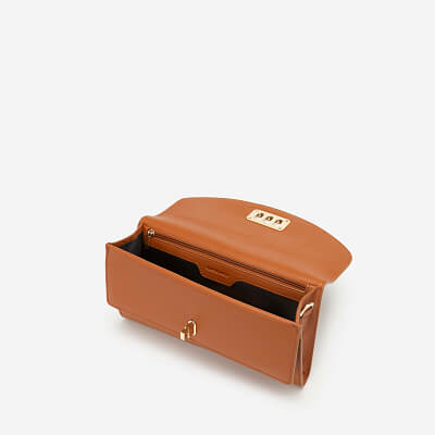 Ví Da Thật Nắp Gập Phối Hai Lớp Da - CLU 0067 - Màu Nâu