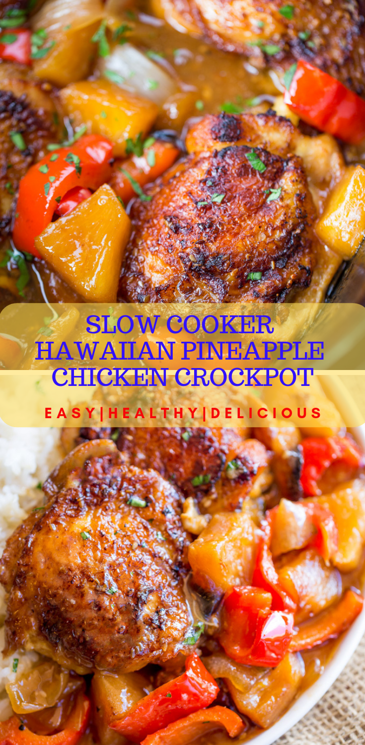 SLOW COOKER HAWAIIAN PINEAPPLE CHICKEN CROCKPOT Best Of Top Recipes