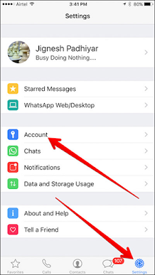 How to enable two-step verification in WhatsApp on iPhone 