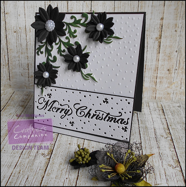 Suzi Mac Creations : Crafter's Companion DT - Merry Christmas with Flowers