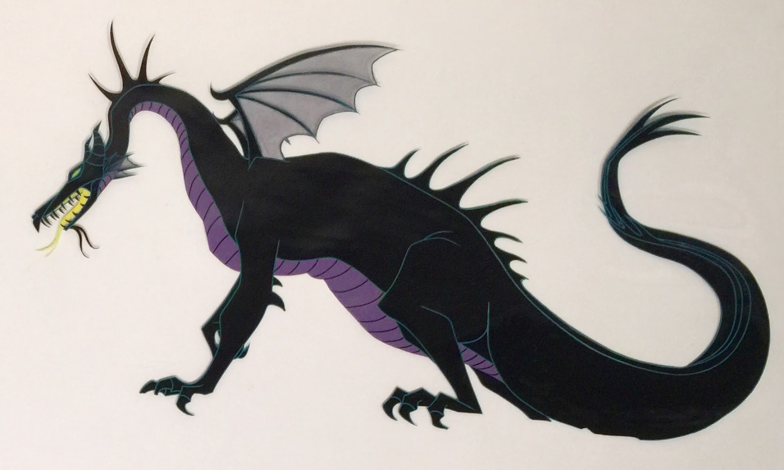 Animation Collection Original Production Animation Cels of Maleficent As The Dragon and Prince
