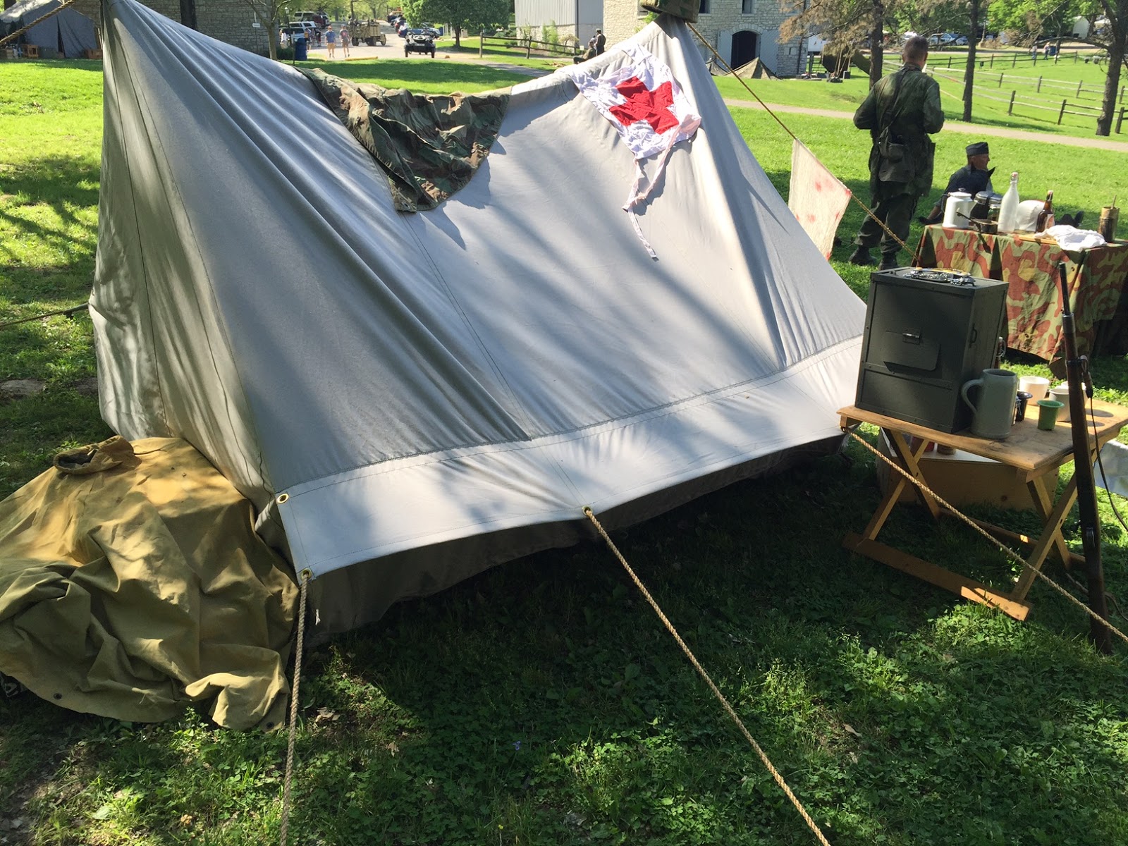 Armbruster Manufacturing Co. WWII German Truppenzelt (Troop Tent