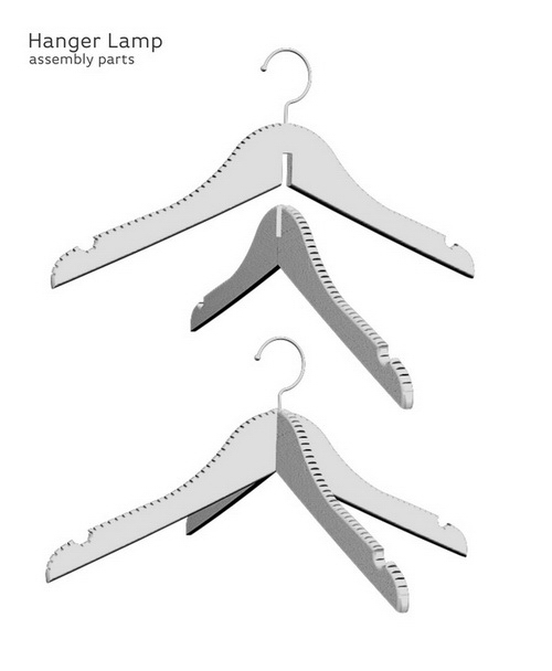 Beindesign - Hanger Lamp - Assembly Parts