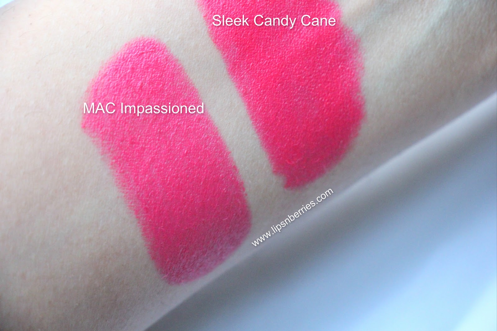 Sleek Makeup True Color Lipstick In Candy Cane A Dupe For Mac Party Parrot Impassioned Lips N Berries