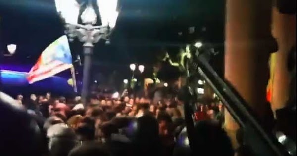 Vídeo disparos al aíre de los Mossos en Lérida Vídeo disparos al aíre de los Mossos en Lérida