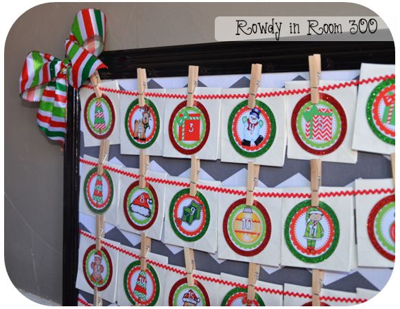 DIY Advent Calendar! - Rowdy in Room 300