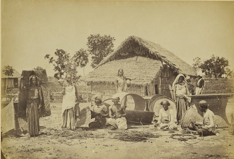 Basket and Reed Mat Makers - c1880's