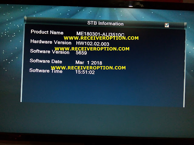STAR TRACK 1000HD PLUS RECEIVER HANG PROBLEM NEW SOFTWARE