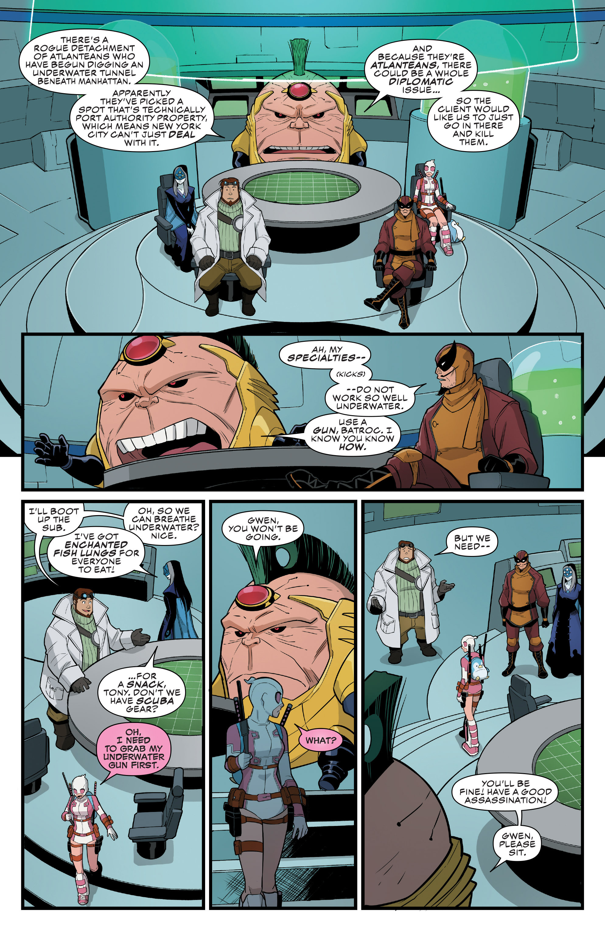 Read online The Unbelievable Gwenpool comic -  Issue #4 - 6