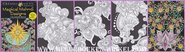 kleurboek magical mehndi designs kleurboek magical mehndi designs