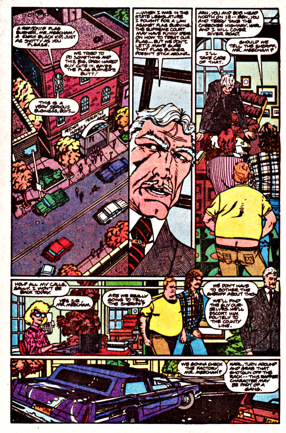 Read online The Punisher (1987) comic -  Issue #44 - Flag Burner - 6