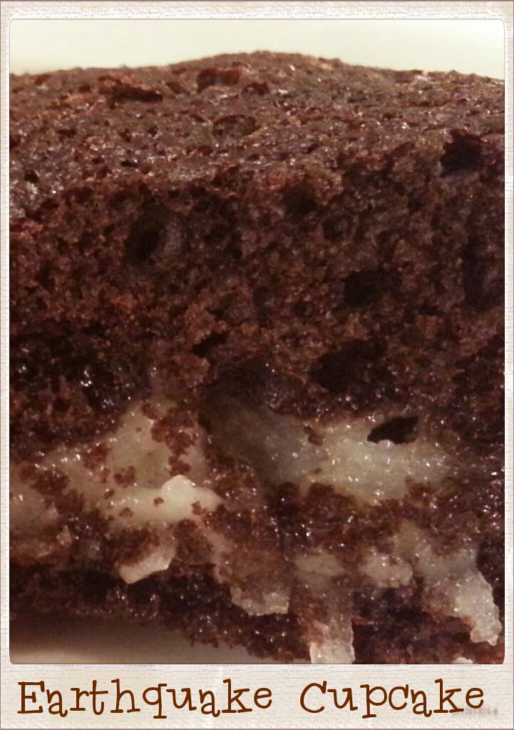 Four Miles North of Nowhere Earthquake cupcakes...