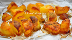 Denise's Wonderland: Quick & Easy 3 Steps Oven Baked Potato