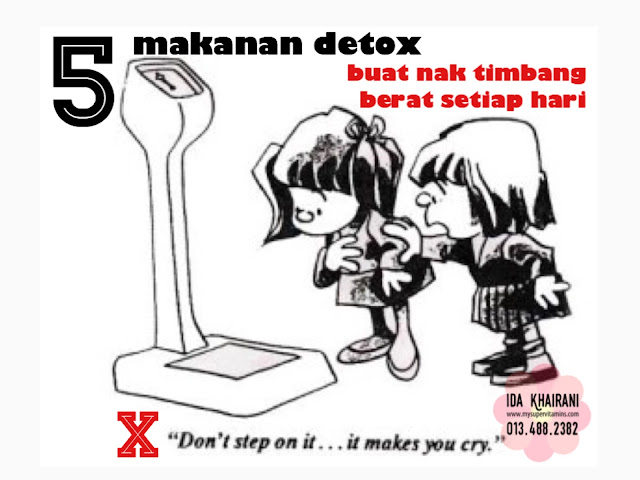 makanan untuk detox dan kurus lebih cepat dan selamat