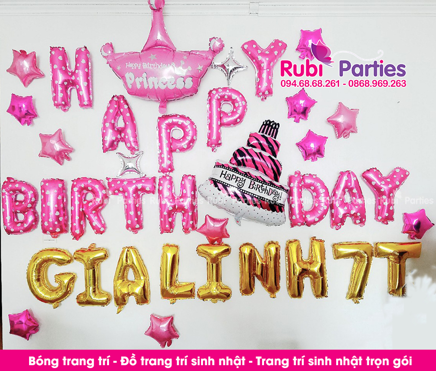Trang trí sinh nhật trọn gói cho bé tại nhà tại Cầu Giấy Trang tri sinh nhat tron goi cho be tai nha tai Cau Giay