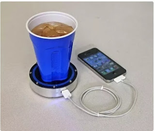 Charge Your Device with cool or hot drinks 