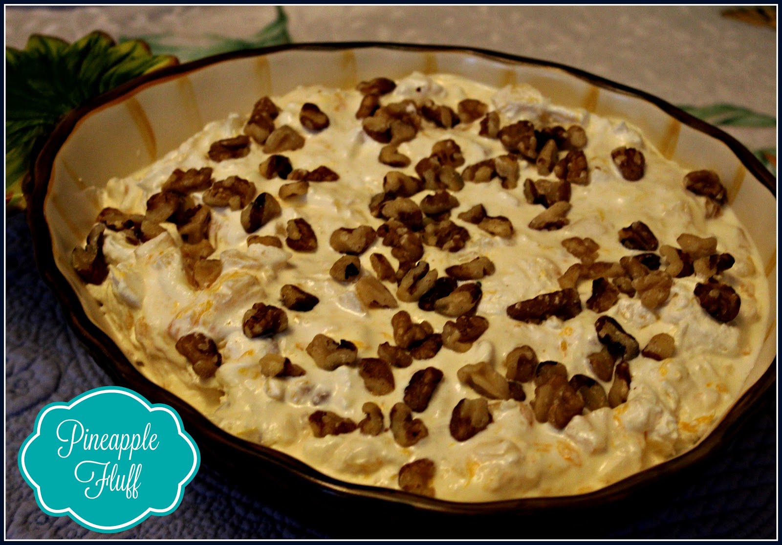 Sweet Tea and Cornbread Pineapple Fluff!