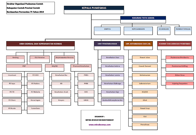 Struktur Organisasi Puskesms Perkotaan dan Perdesaan