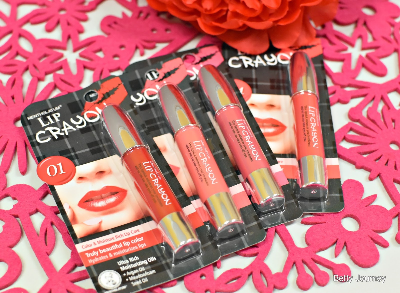 MENTHOLATUM’S New Lip Crayon Lip Balm Moisturises & Colours Your Lips