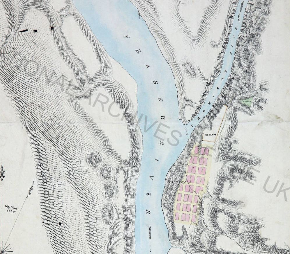 Early map of Lytton BC  Historical maps, Book inspiration, Map