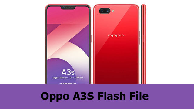 Oppo a3s Flash File